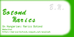 botond marics business card